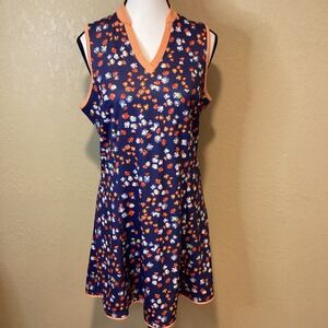 CALLAWAY Opti Dri Sleeveless Golf Tennis Dress, UPF 50, Athletic Dress Size Med.